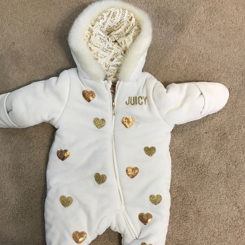 Juicy couture 0-3month cold weather suit